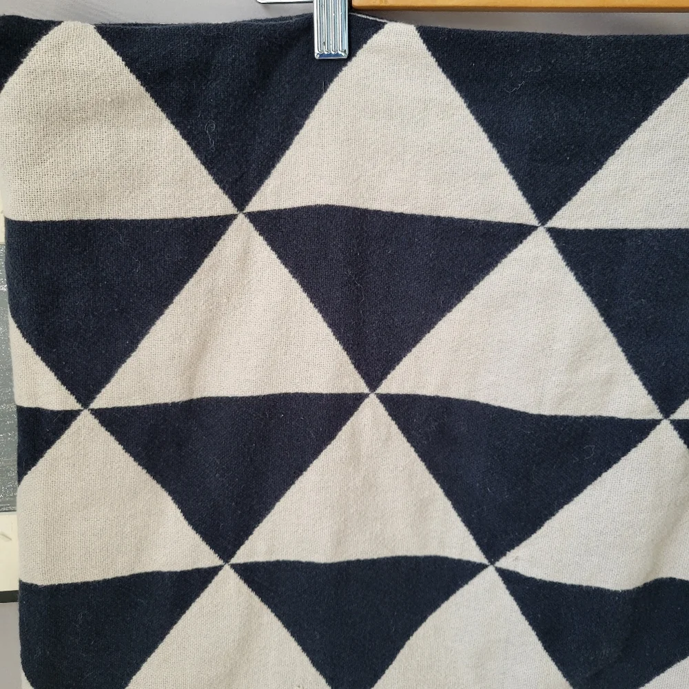Ikea Johanne Fringe Blanket Throw